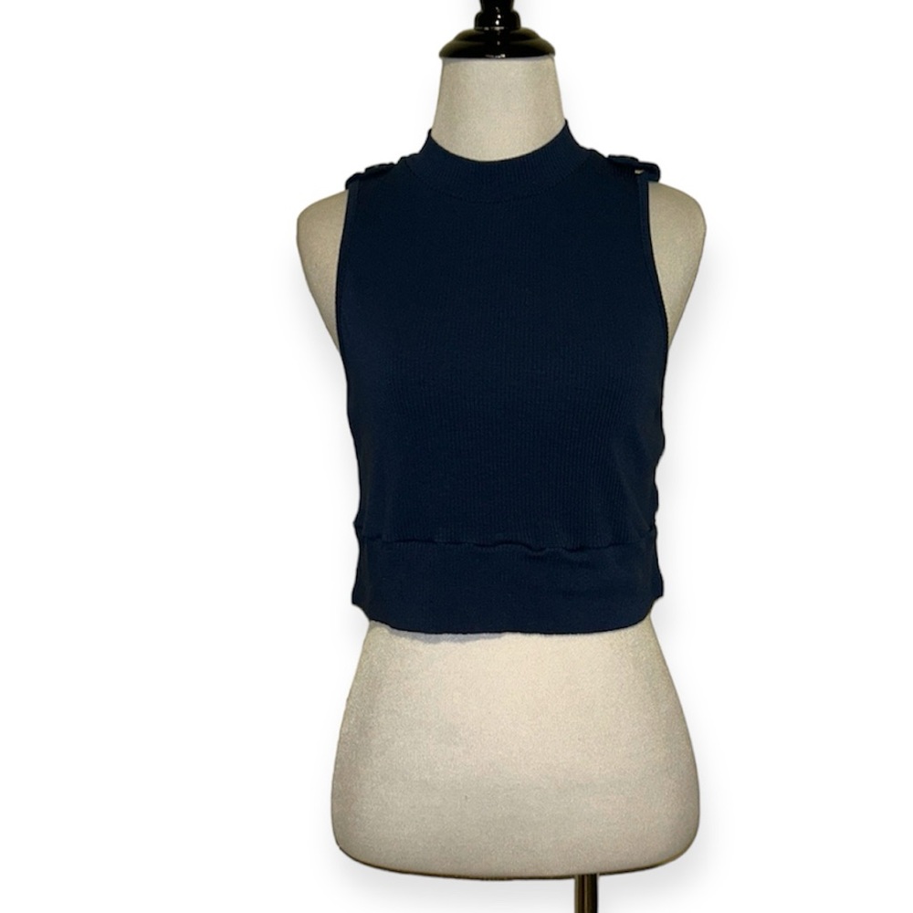 5/$30 🎈 motf women’s large navy crop top